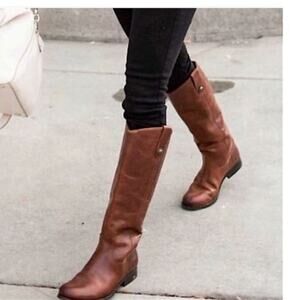 Frye Melissa Button Lug-Sole Tall Riding Boots